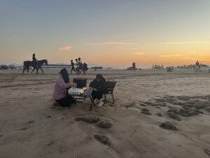 Athaiba public beach (Picture by Ruweida Aljabali)