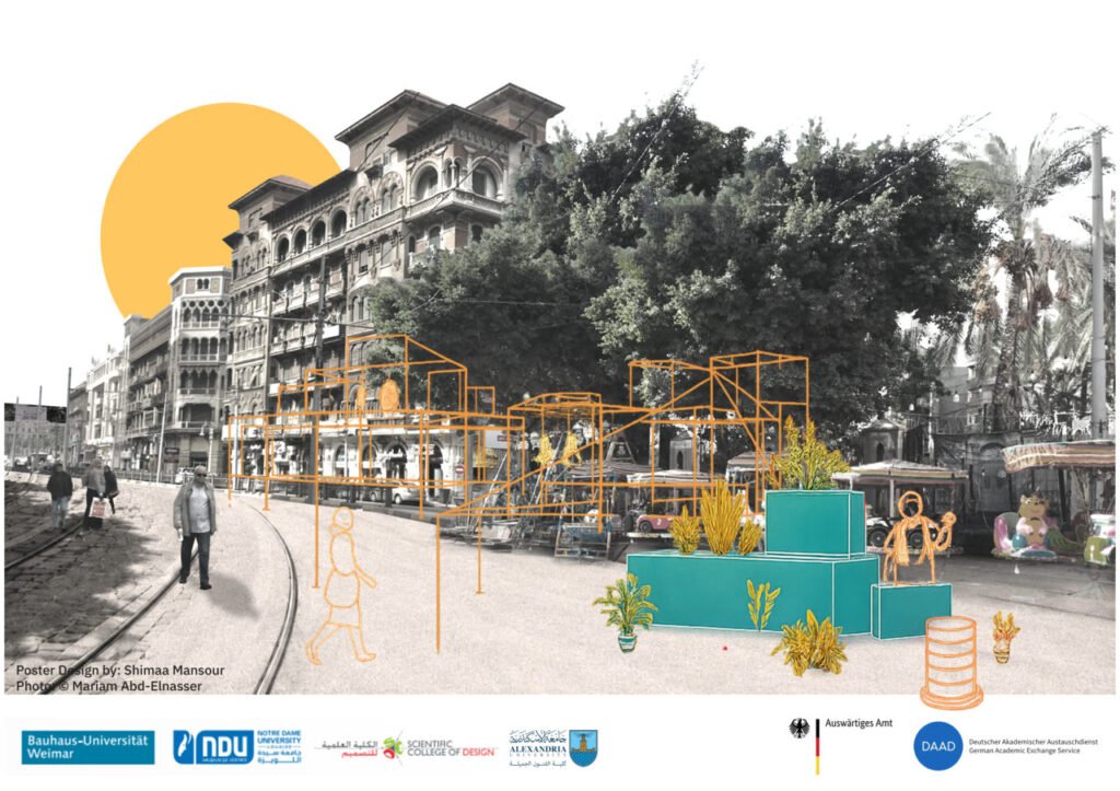 Illustration Call for participation: Workshop Voices of Alexandria (Credits: Alexandria University)